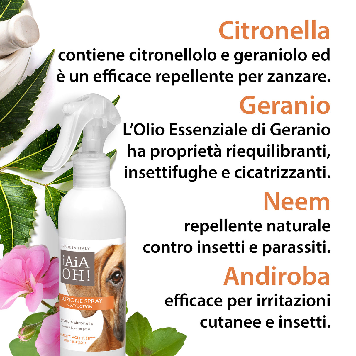 LOZIONE SPRAY SGRADITO AGLI INSETTI