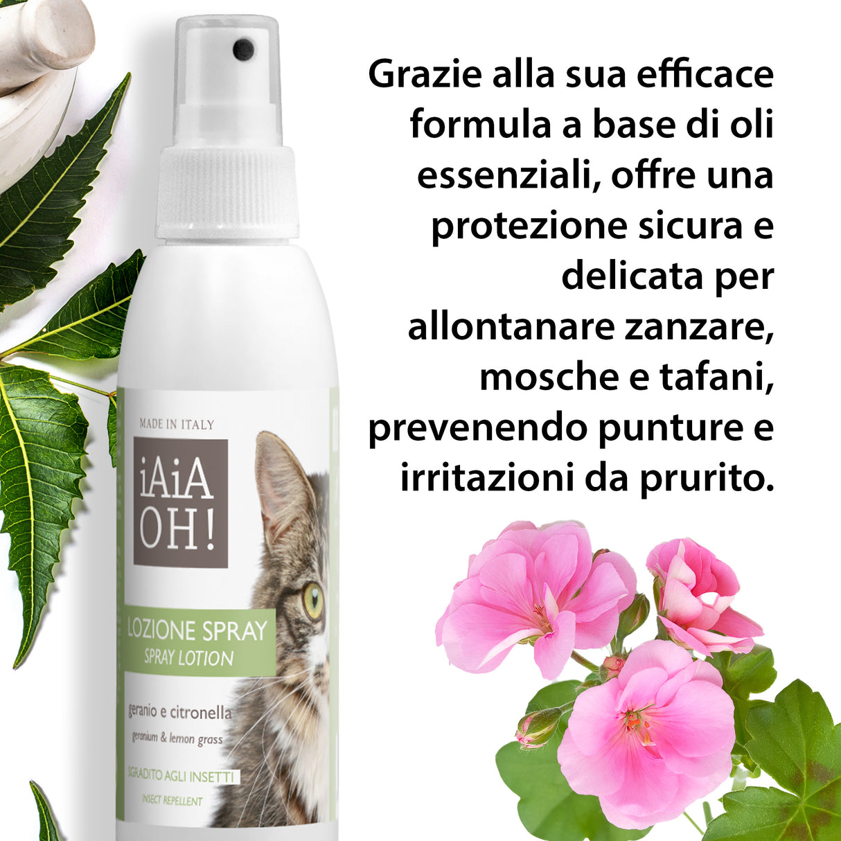 LOZIONE SPRAY SGRADITO AGLI INSETTI