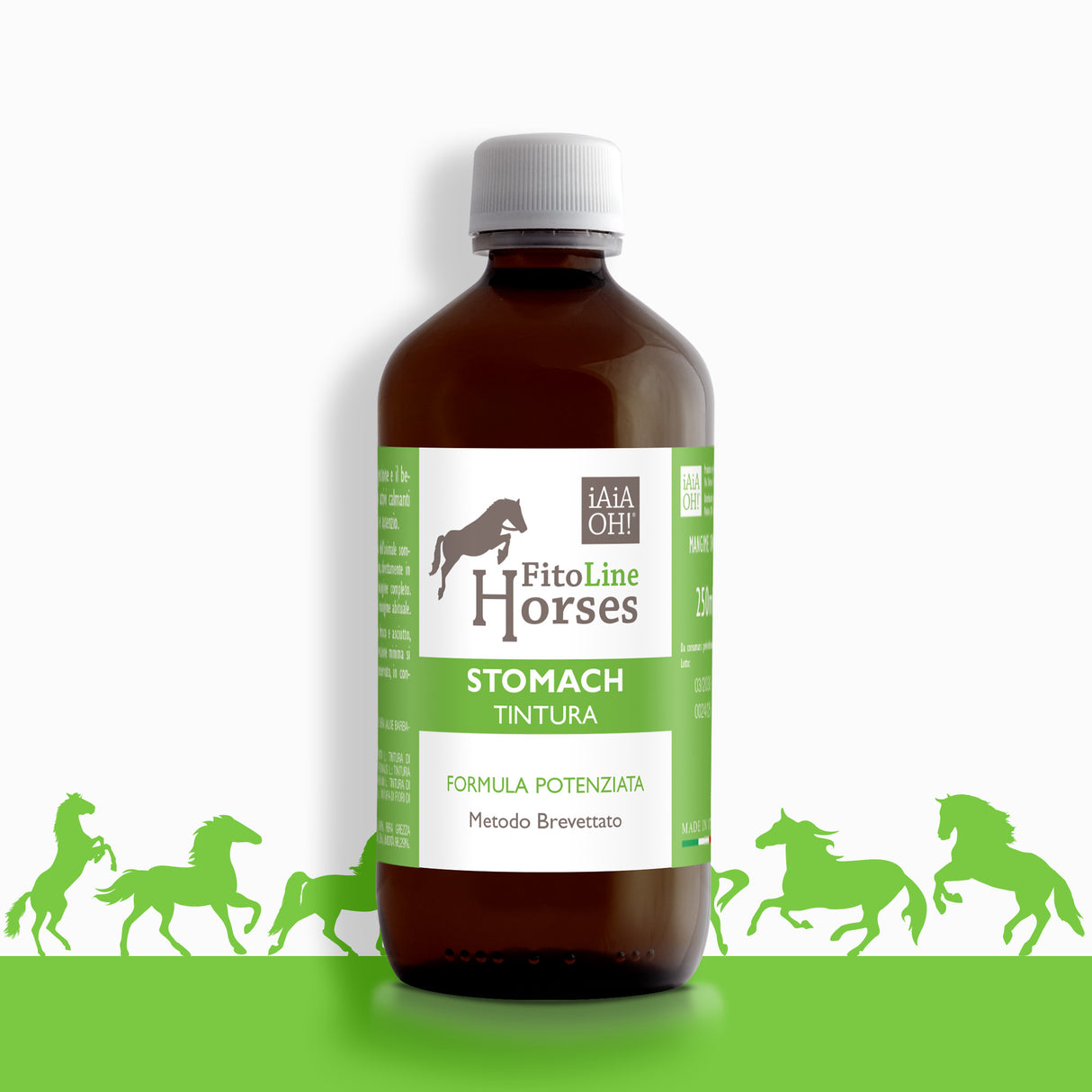 STOMACH TINTURA - Supporto naturale per la digestione e il benessere gastrico del cavallo