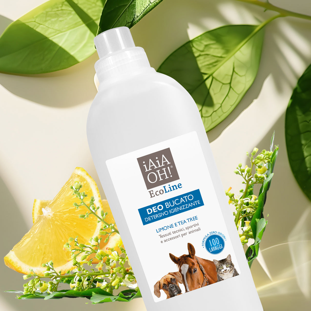DEO BUCATO detersivo concentrato per tessuti tecnici, sportivi e accessori per animali