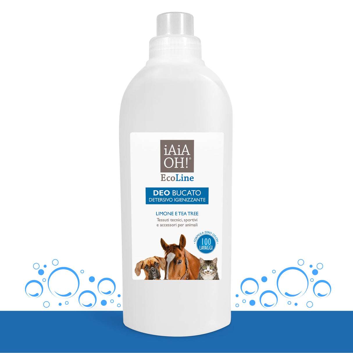 DEO BUCATO detersivo concentrato per tessuti tecnici, sportivi e accessori per animali