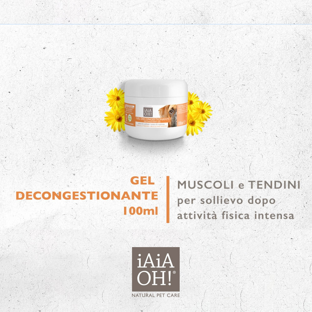 Video tutorial GEL DECONGESTIONANTE MUSCOLI E TENDINI per il tuo cane