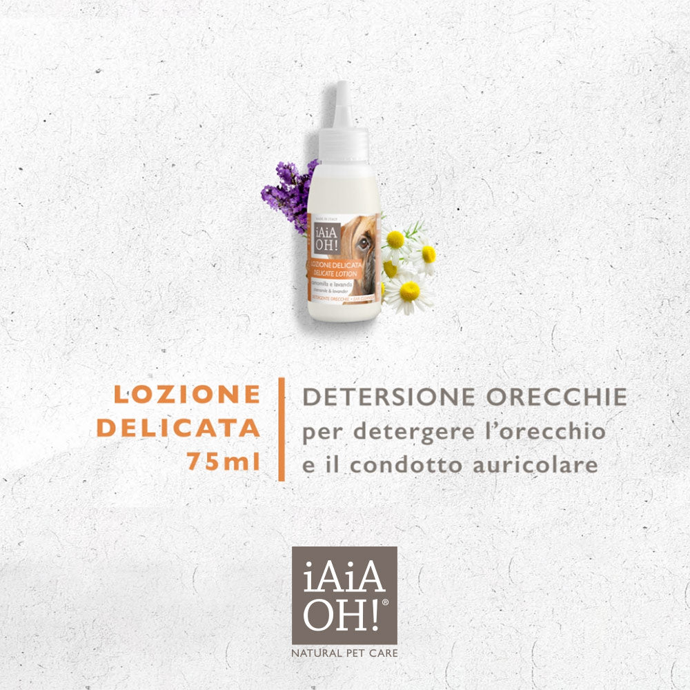 Video tutorial LOZIONE DELICATA DETERGENTE ORECCHIE per il tuo cane