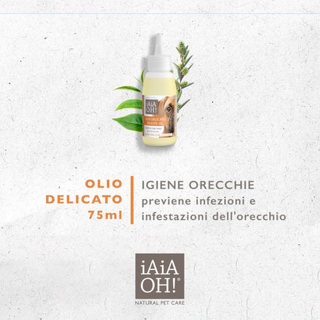 Video tutorial OLIO DELICATO IGIENE ORECCHIE per il tuo cane