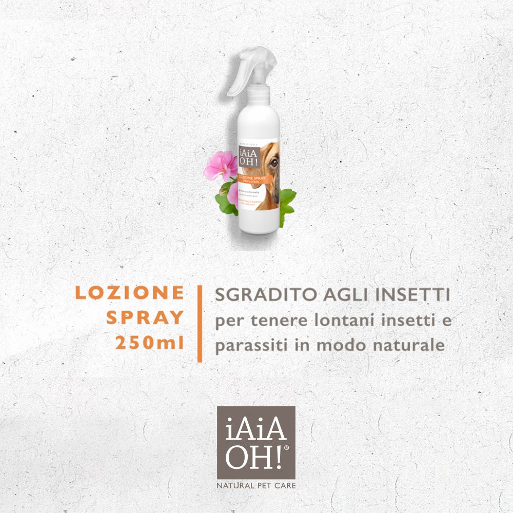 Video tutorial LOZIONE SPRAY SGRADITO AGLI INSETTI per il tuo cane