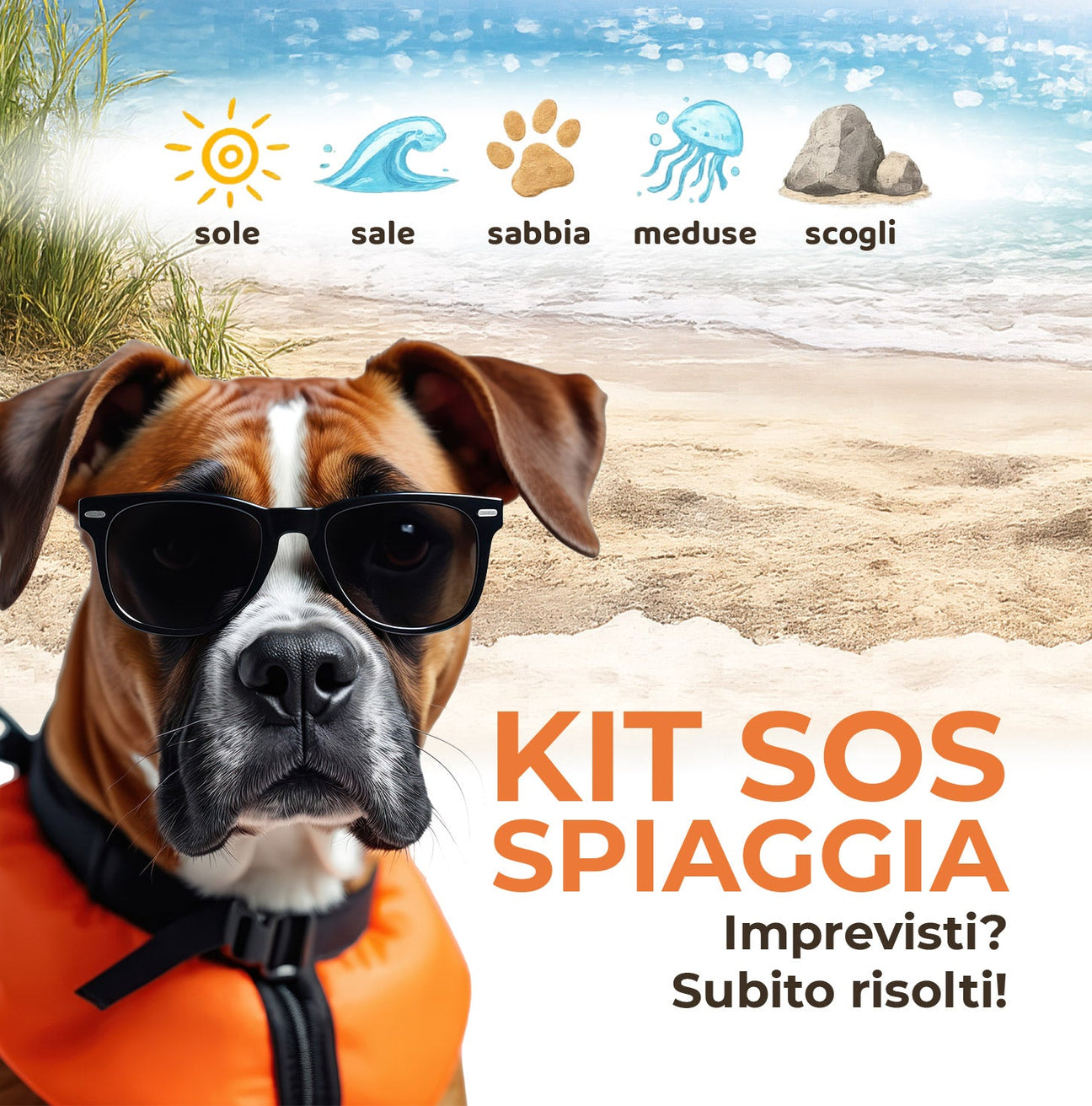 SOS SPIAGGIA: 5 rimedi naturali sempre a portata di zampa!