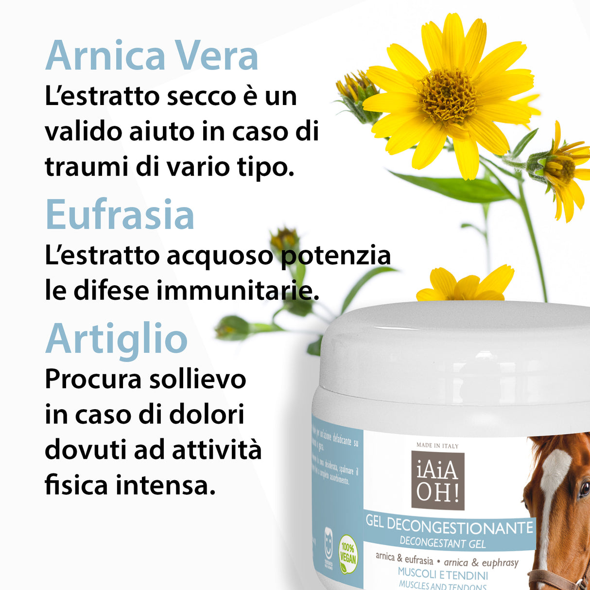 GEL DECONGESTIONANTE MUSCOLI E TENDINI