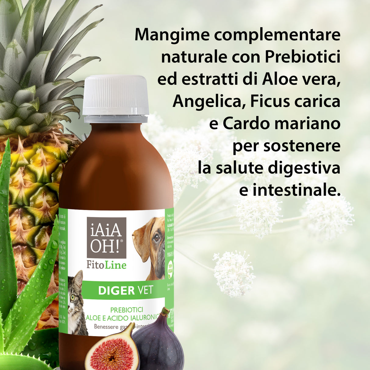 DIGER VET per il BENESSERE GASTRO INTESTINALE - con PREBIOTICI