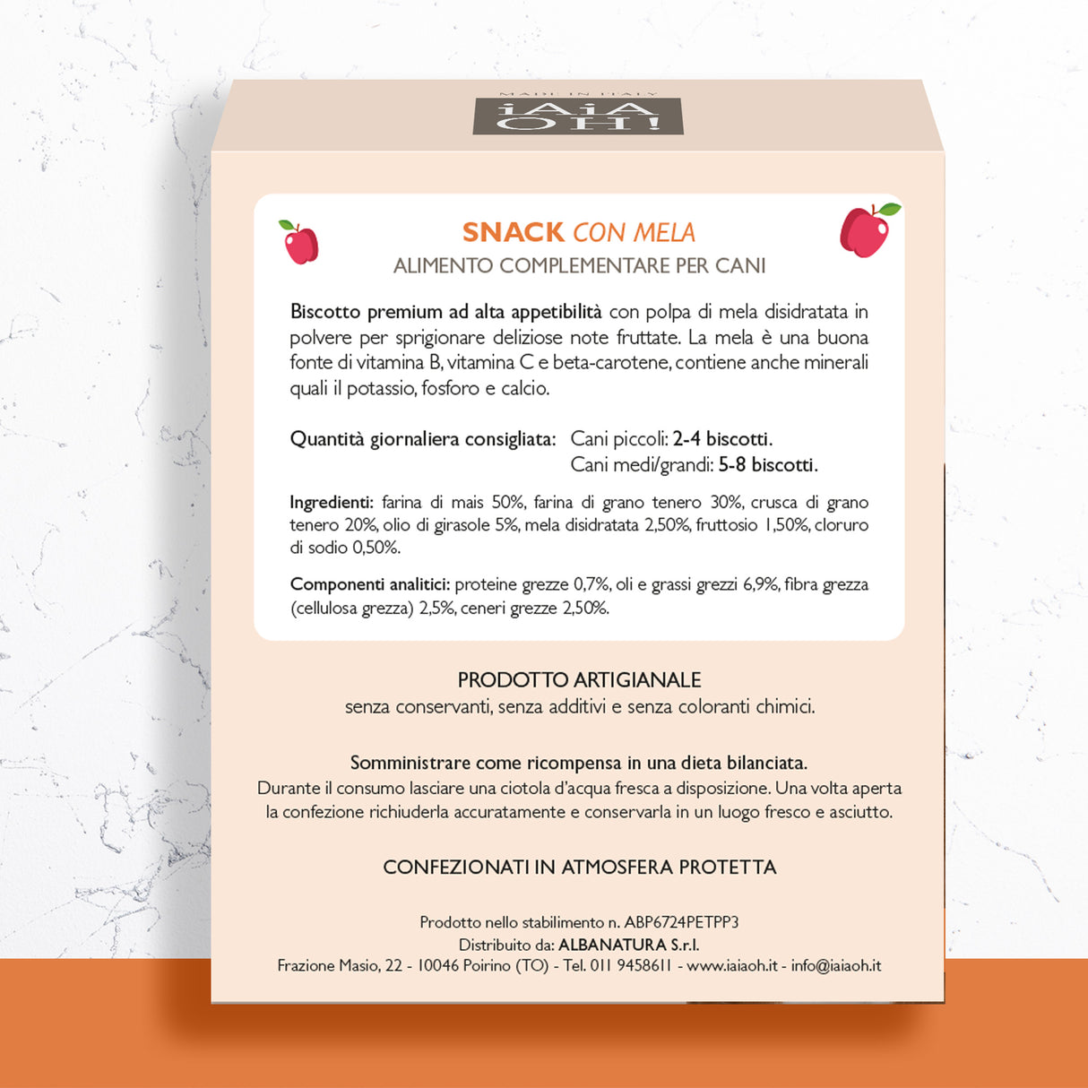 APPLE SNACK BISCUITS - Rich in vitamins and minerals