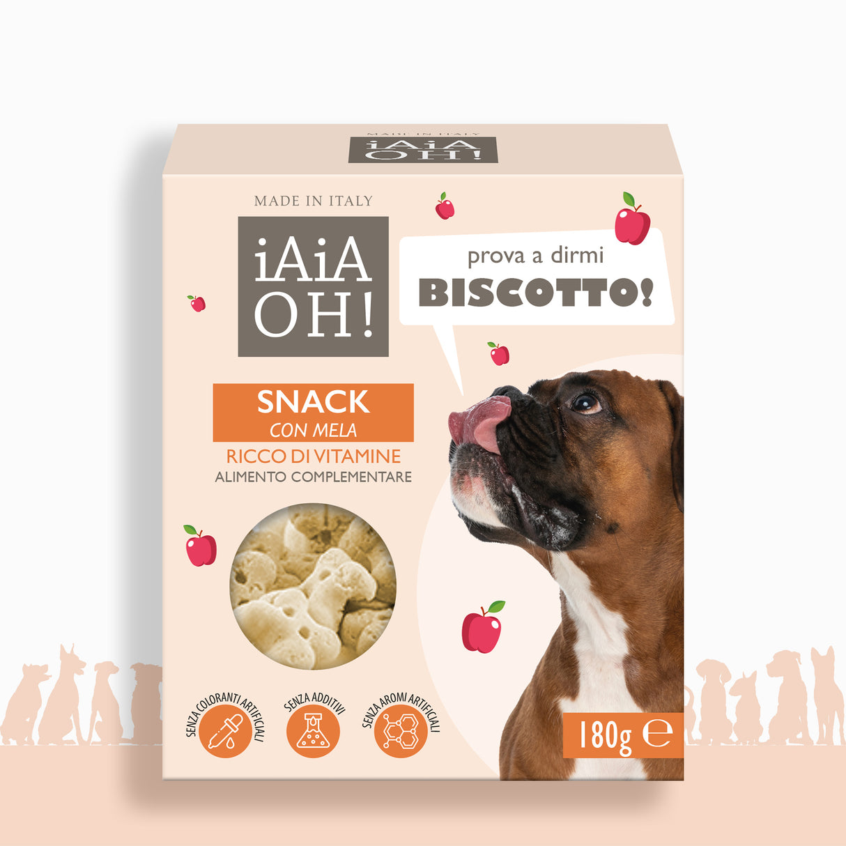 APPLE SNACK BISCUITS - Rich in vitamins and minerals
